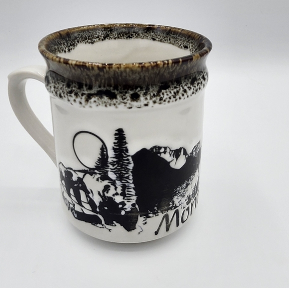 Vintage Montana Souvenir Embossed Mug - Picture 2 of 7